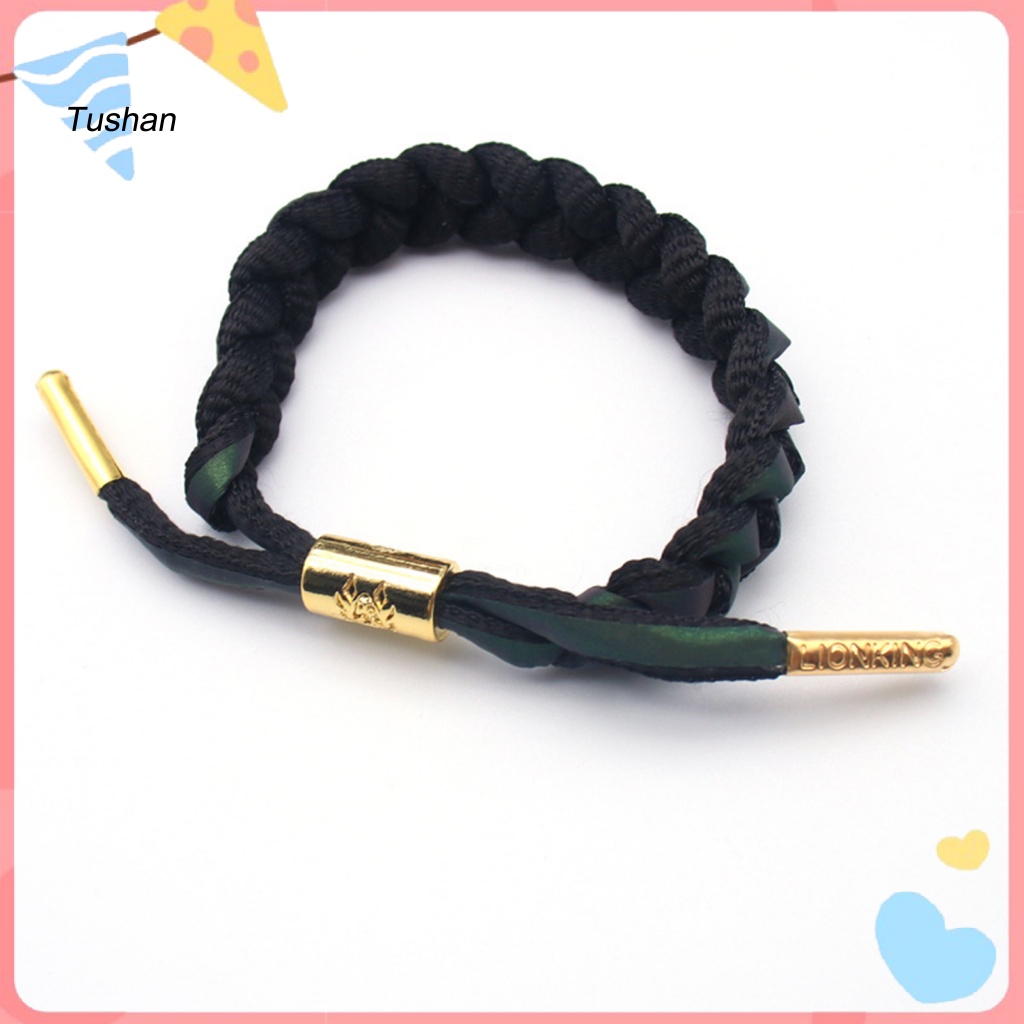Vòng Đeo Tay Dây Bện Phản Quang Handmade Điều Chỉnh Được Thời Trang