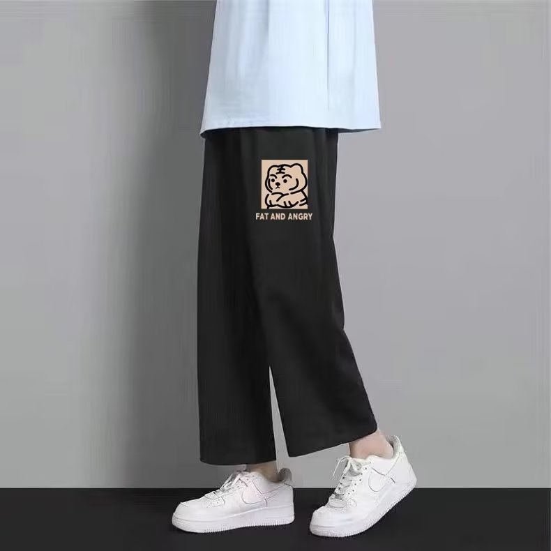 Quần Dài Thể Thao In Hổ Hoạt Hình Cỡ Lớn 100kg Thời Trang Mùa Hè Cho Nam