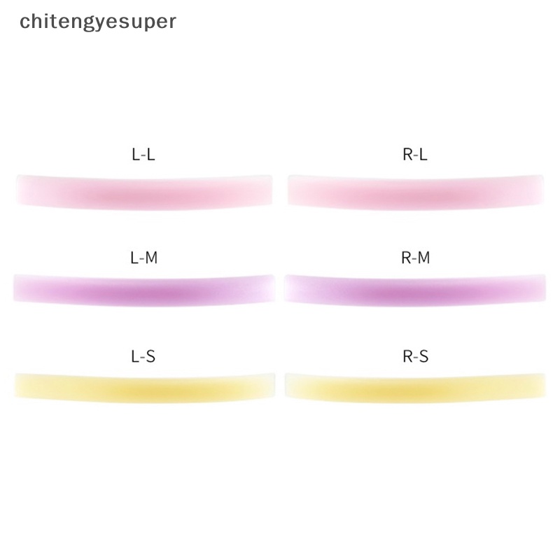 Set 8 Cặp Đệm Silicone Nhiều Màu Hỗ Trợ Uốn Cong Lông Mi Có Thể Tái Sử Dụng CGS