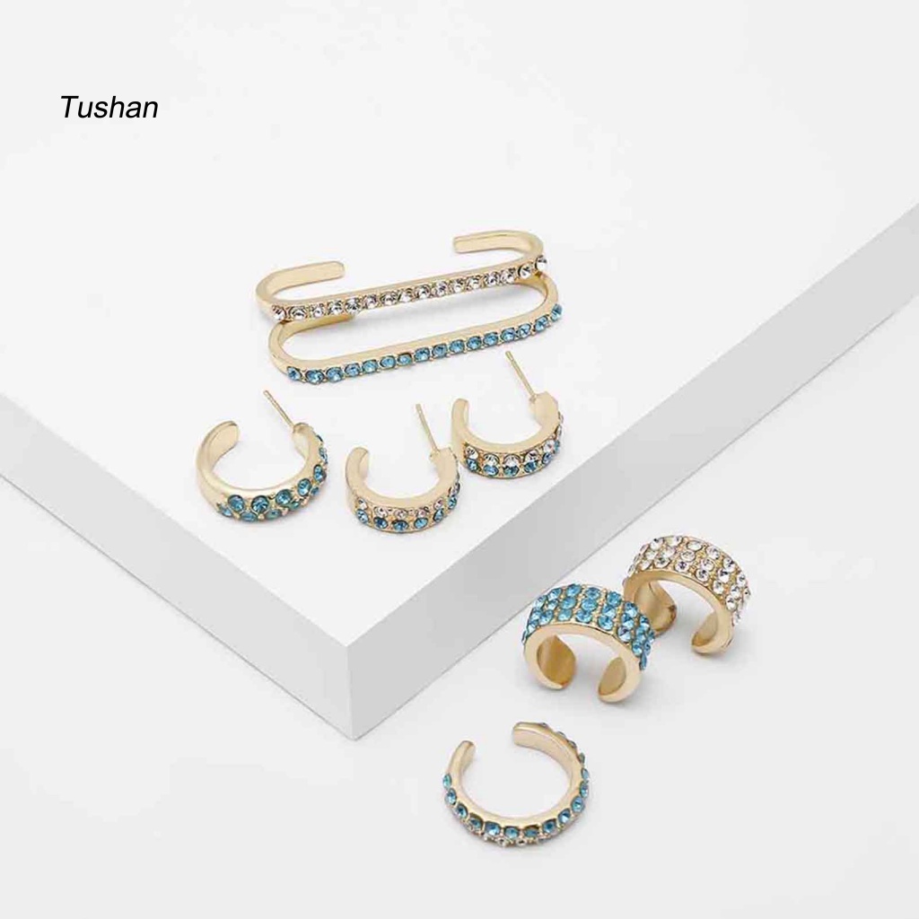 Set 2 / 8 Khuyên Vành Tai Thời Trang Cá Tính Cho Nữ