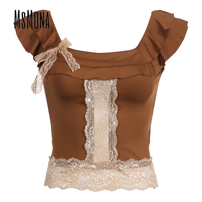 Áo Thun Ngắn Tay Cổ Tròn Màu Trơn Họa Tiết Hoa Thời Trang 2023 Cho Nữ