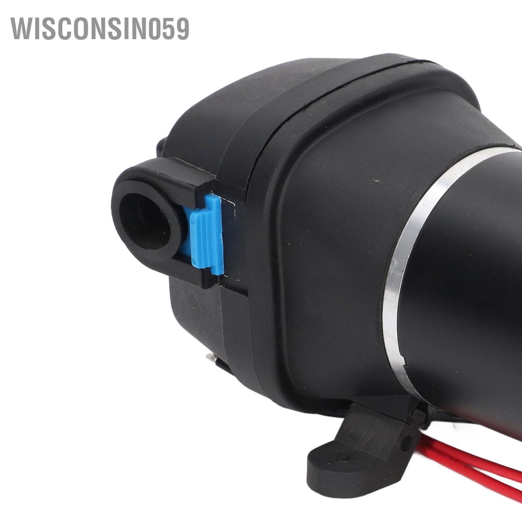 Wisconsin059 Nước Máy Bơm Tăng Áp 2.7GPM 17PSI Cao 10M Đầu Công Suất Mạnh Tự Mồi Màng Siêu Nhỏ 24V Cho RV