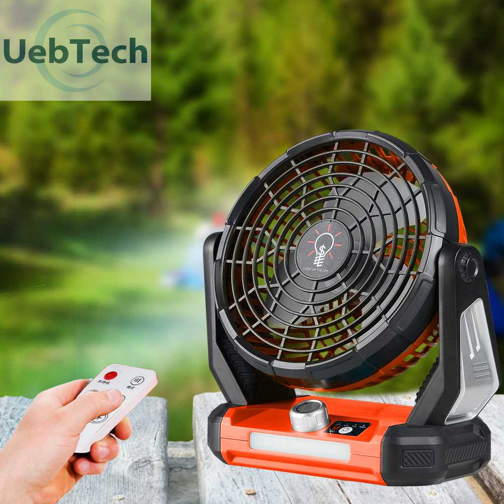 Quạt Điện 5200mAh Có Thể Sạc Lại Bằng Cổng USB Dùng Nướng BBQ Tiện Dụng