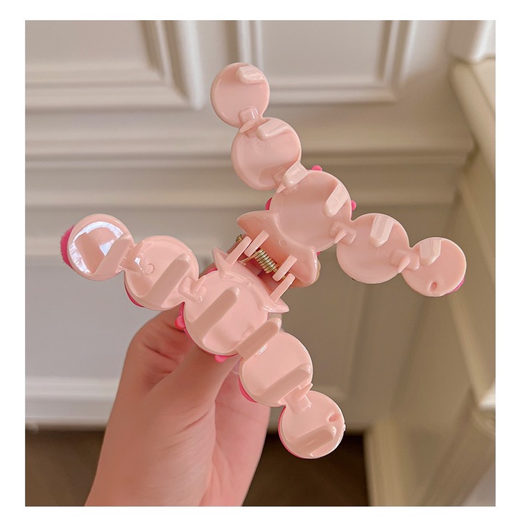 Kẹp Tóc Hình Cá Mập Màu Hồng Dễ Thương Phong Cách Hàn Quốc