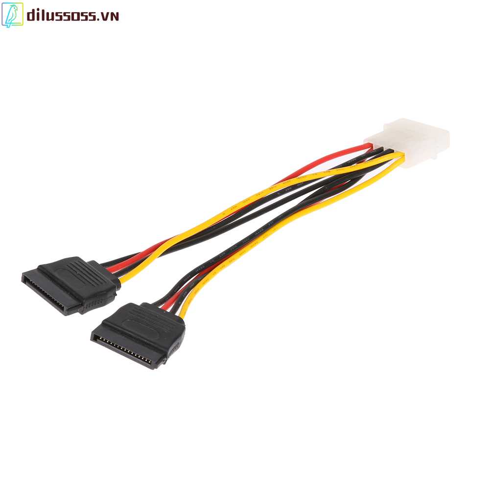 Dây Cáp Kết Nối Nguồn Điện 4 Pin Sang 15Pin Cho Máy Tính