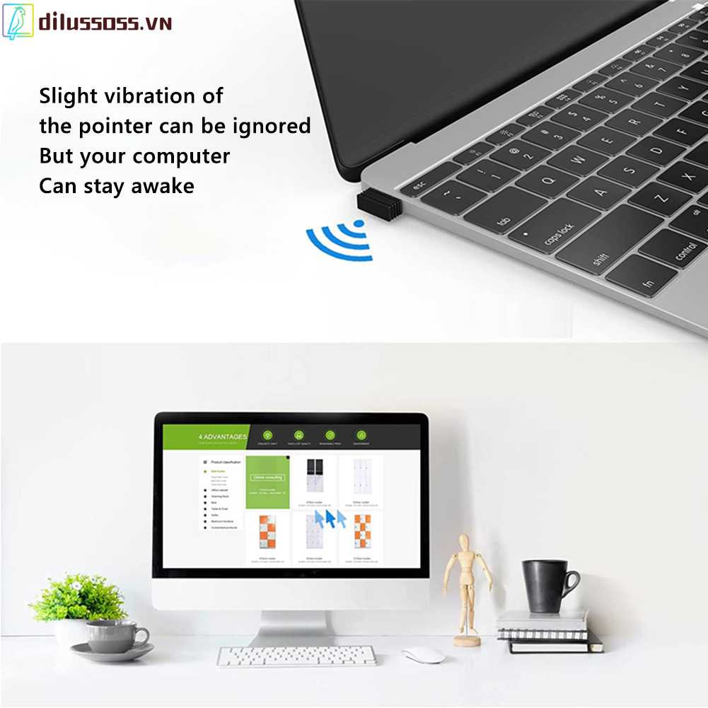 Chuột Máy Tính Mini Có Nút Bật / Tắt