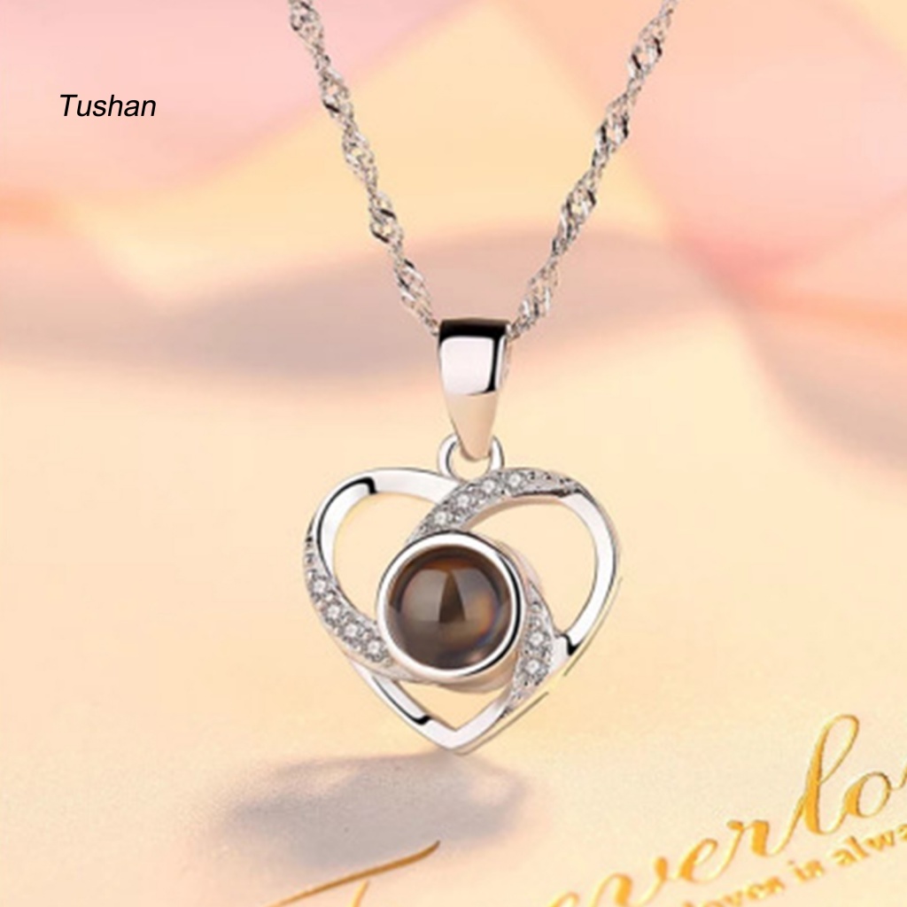 Vòng cổ Hợp Kim Mặt Trái Tim Có Thể Điều Chỉnh Kích Cỡ