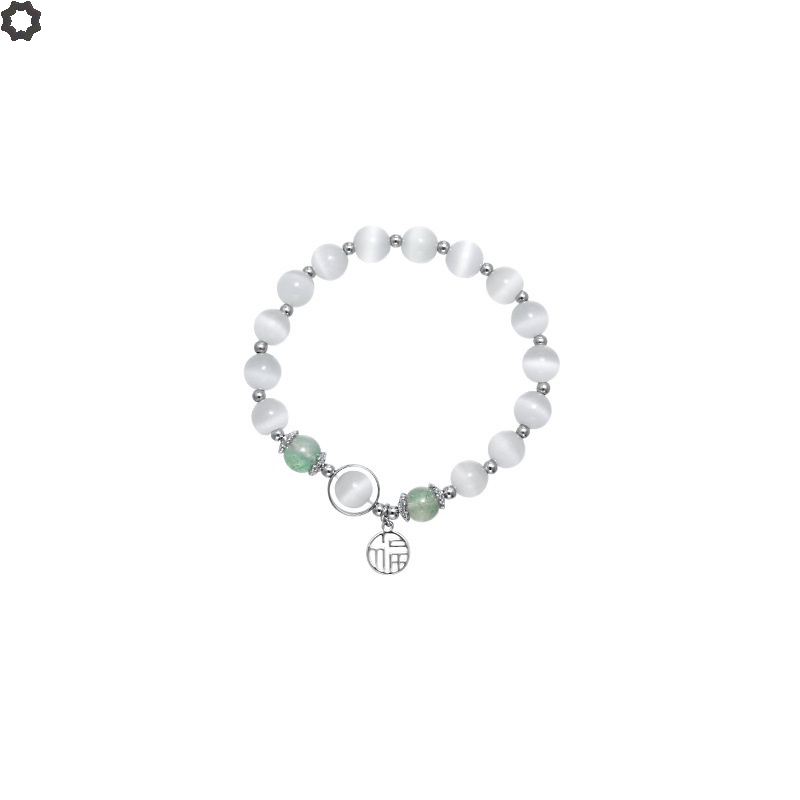 Vòng Tay Chuỗi Hạt Đá Opal Phong Cách Mới Cho Nữ