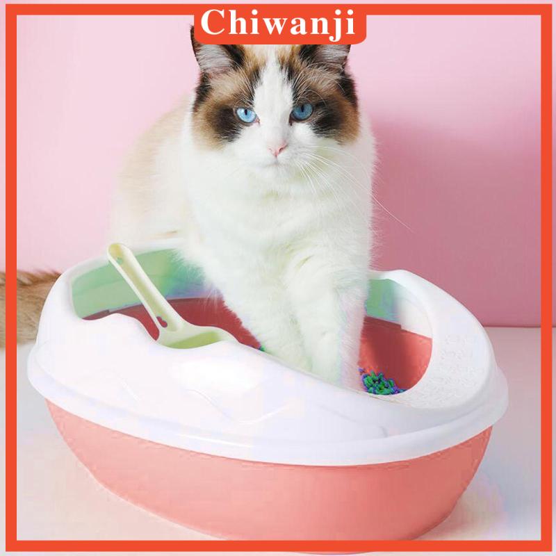 [Chiwanji] Hộp Đi Vệ Sinh Cho Mèo Trong Nhà
