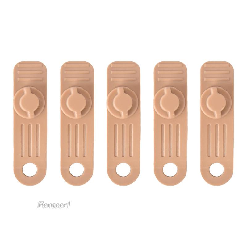 [Fenteer1] Set 5 Kẹp Ghim Gọn Nhẹ Có Thể Tái Sử Dụng Cho Tarps Awnings