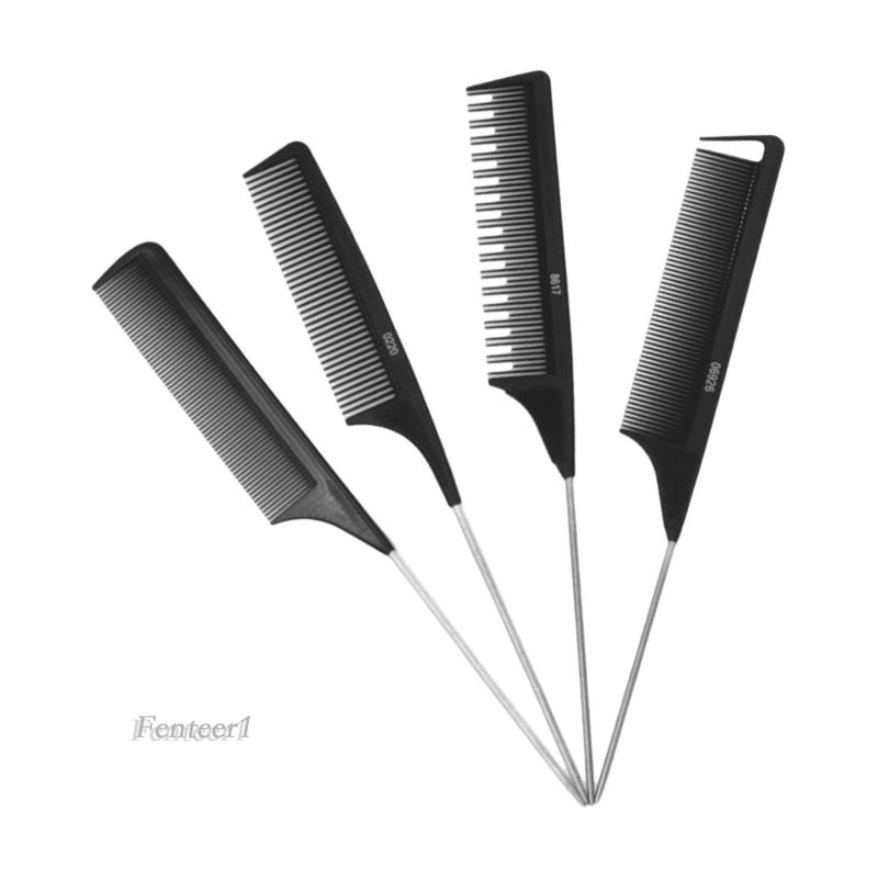 [Fenteer1] 4 Lược Đuôi Bền Bỉ Thích Hợp Cho Mọi Loại Tóc / Salon
