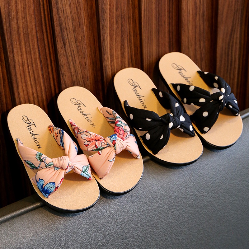 Dép Sandal Xốp Mềm Thoải Mái In Họa Tiết Phong Cách Bohemian Dành Cho Bé Gái AA4298