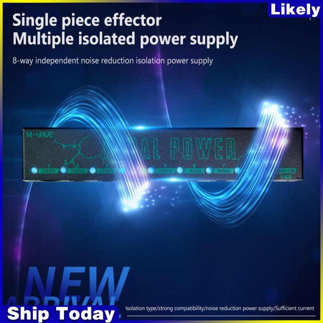 Hộp Nguồn Cách Âm 8 Kênh Cho Đàn Guitar