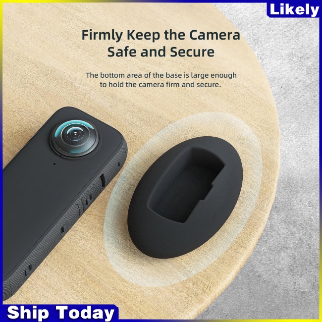 Đế Silicon Chống Trượt Bảo Vệ Đế Sạc Máy Ảnh Insta360 X3