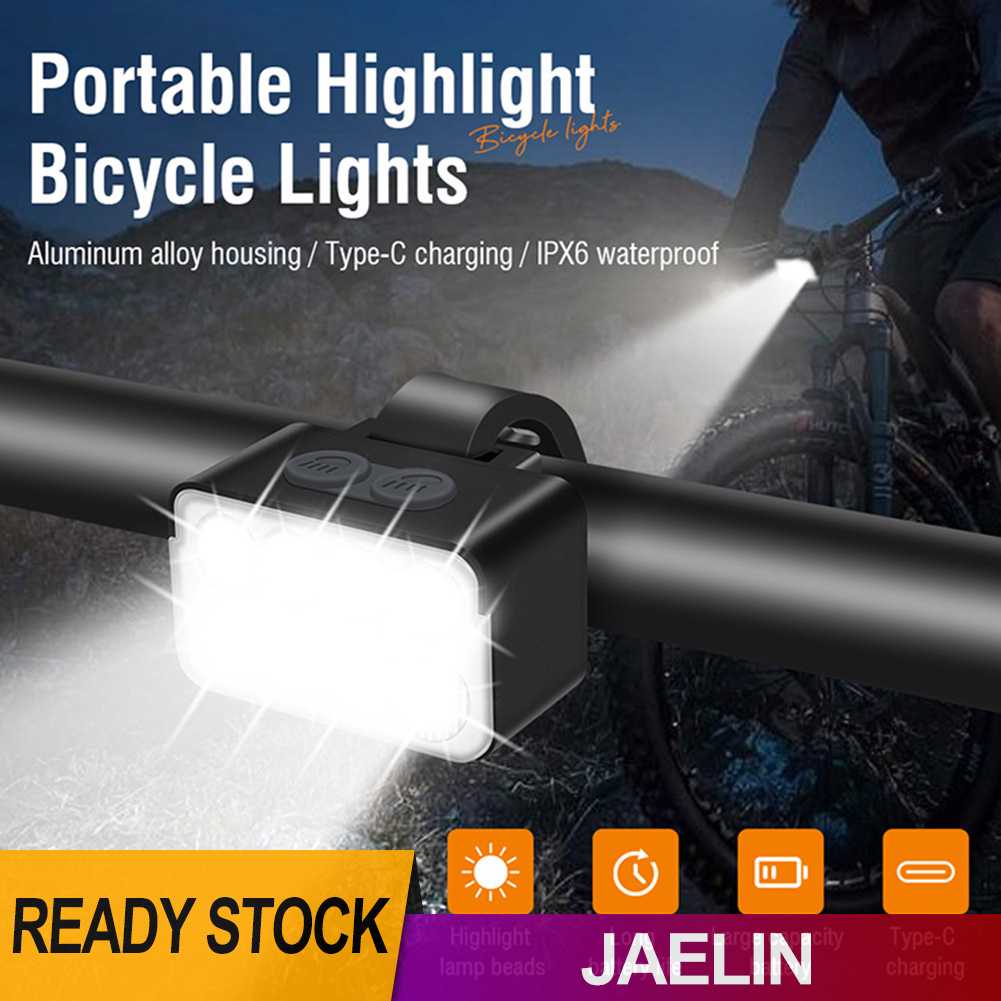 Đèn Pha LED 900LM TYPE-C 1000mAh IPX6 Chống Nước Có Thể Sạc Lại Cho Xe Đạp