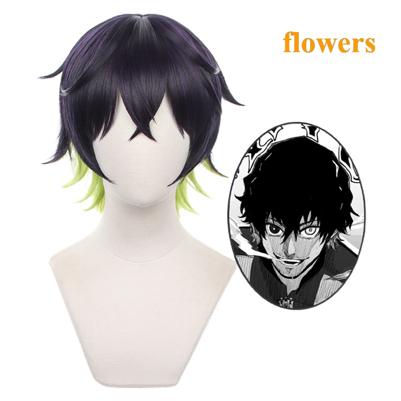 Tóc Giả Cosplay Nhân Vật Aikong Meguru Màu Đen Bằng Sợi Tổng Hợp Chịu Nhiệt Chất Lượng Cao