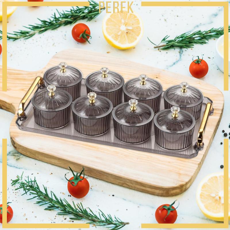 [Perfk] Đĩa Đựng Trái Cây Khô Bánh Kẹo Phục Vụ Dễ Dàng Nạp Đầy