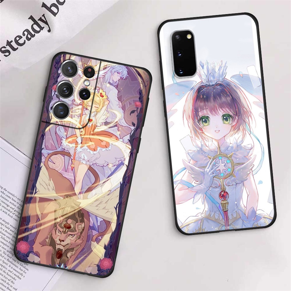 Ôp Điện Thoại Silicon Họa Tiết cardcaptor sakura Cho samsung galaxy s22 s23 plus ultra 5g Ốp