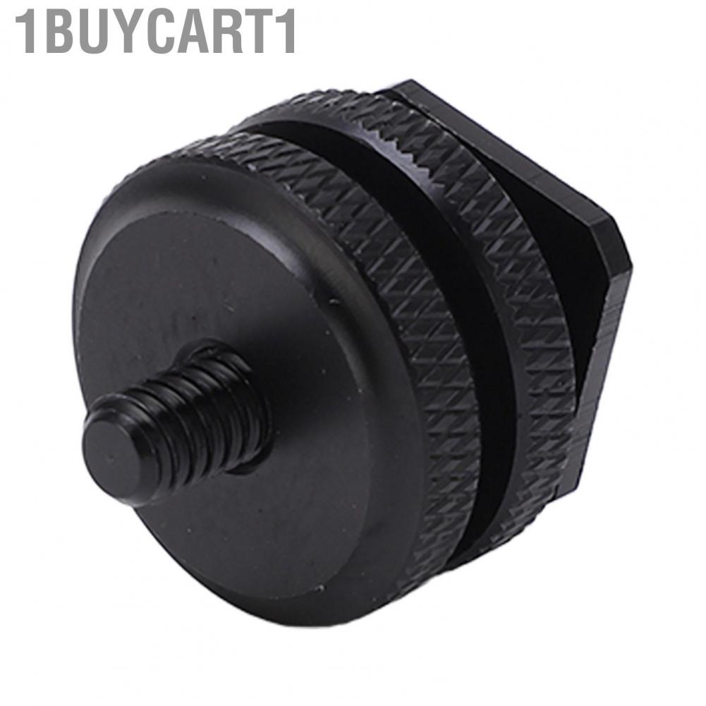 1buycart1 Cold Shoe Adapter Mount Flash Anodic Oxidation for Shooting