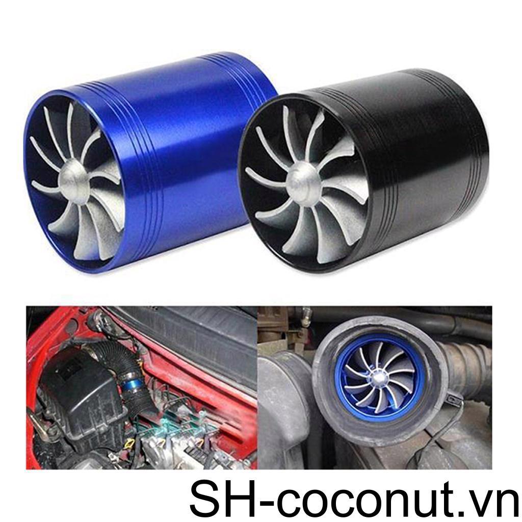 Quạt Kép Tuabin Tiết Kiệm Khí Turbo Màu Đen