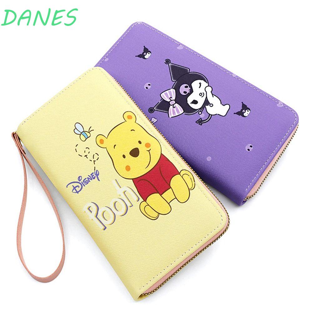 Ví Dài Đựng Điện Thoại In Hình Mèo Kitty / Melody / Cinnamoroll / Cún / Mèo Dễ Thương Cho Nữ