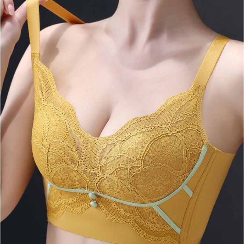 Bộ Đồ Lót Nâng Ngực Không Gọng Thép Có Thể Điều Chỉnh Hỗ Trợ Ngăn Ngừa Chảy Xệ