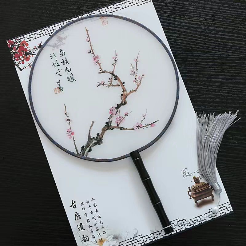 M &amp; E M &amp; E Quạt Lụa Cung Điện Thủ Công Hình Vuông / Tròn Cổ Điển Phong Cách Hanfu20232023