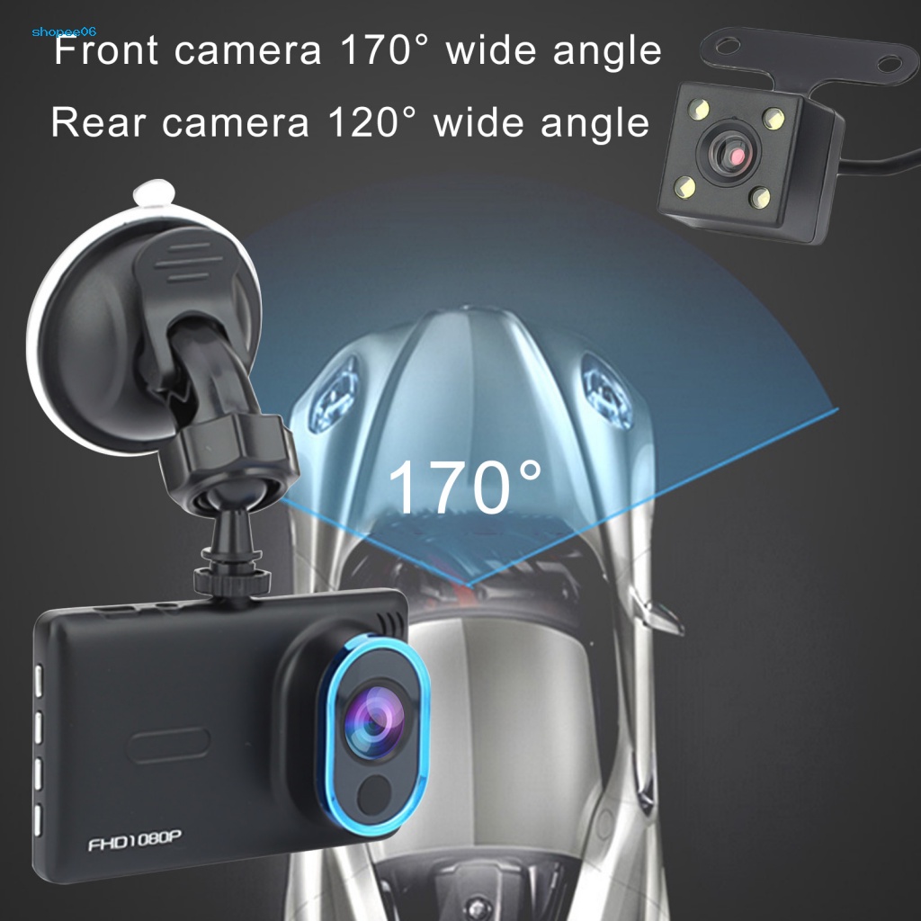 Camera Ghi Hình Góc Rộng PEMG C800 3 Inch 1080P Cho Xe Hơi