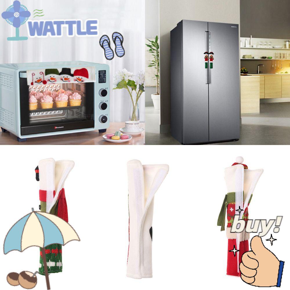 Set 3 Tấm Bọc Tay Nắm Cửa Tủ Lạnh / Nhà Bếp