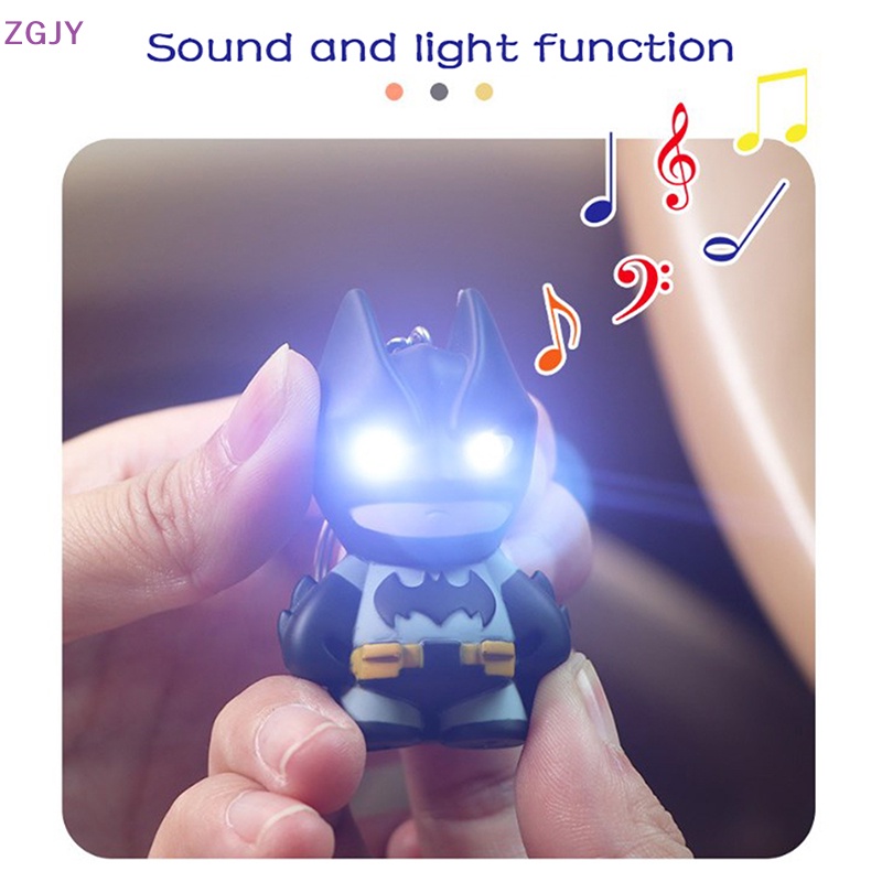 Móc Khóa Hình Batman Có Đèn Led Dễ Thương Mới