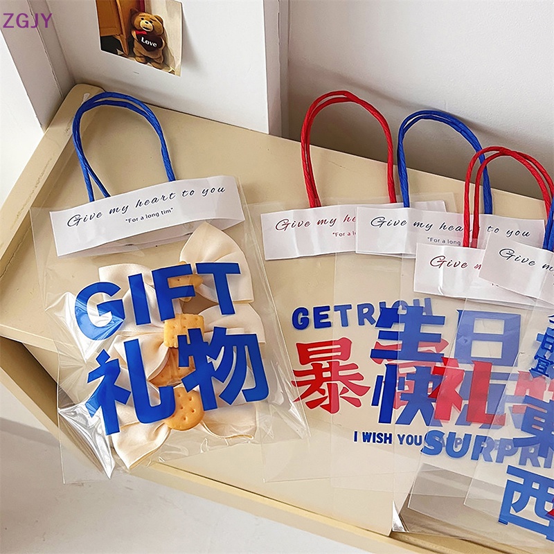 Túi Nhựa Mini Trong Suốt Đựng Trang Sức / Quà Tặng Sáng Tạo Mới