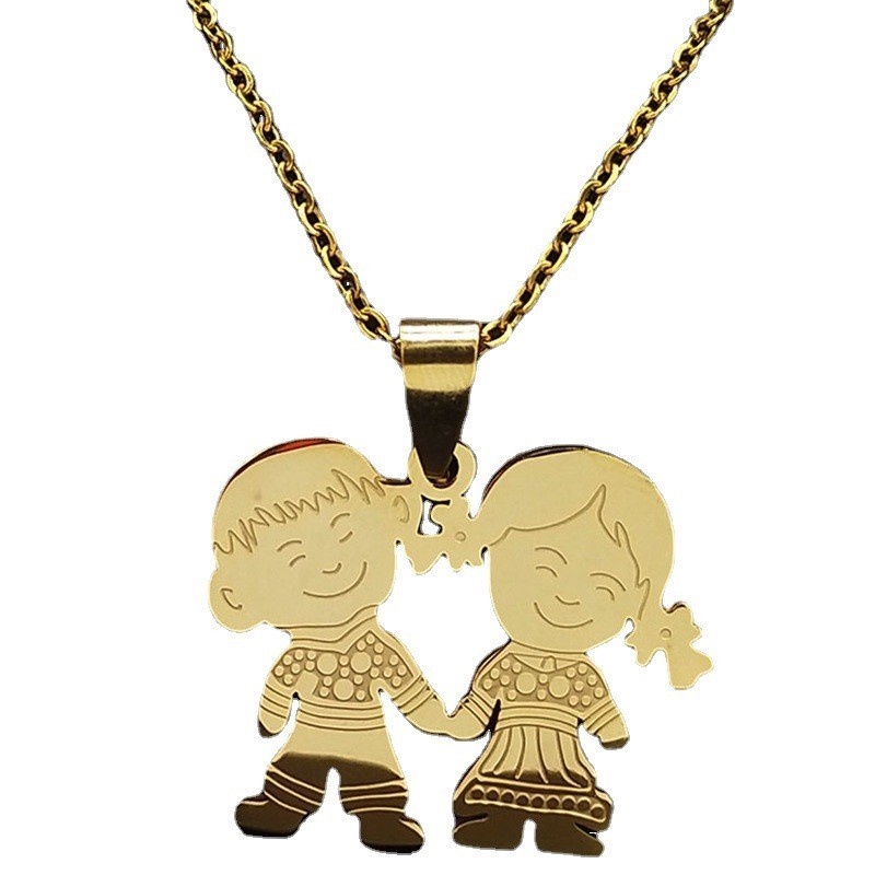 Vòng cổ Bằng Thép Không Gỉ Phong Cách Hip Hop Thời Trang Cho Nam Và Nữ