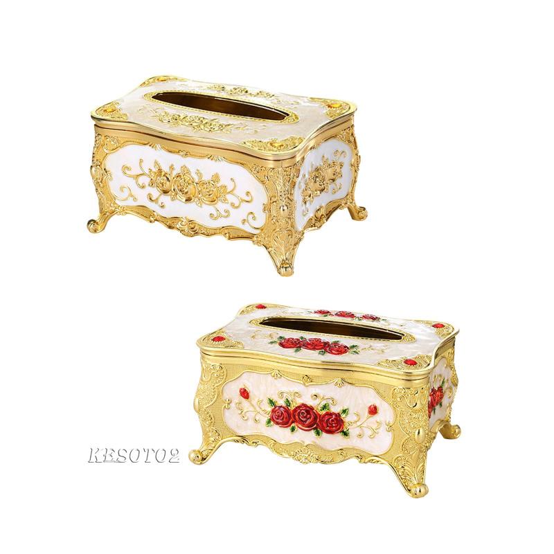 [Kesoto2] Hộp Đựng Khăn Giấy Để Bàn Sang Trọng Thanh Lịch Cho Quán Cà Phê Khách Sạn Phòng Ngủ