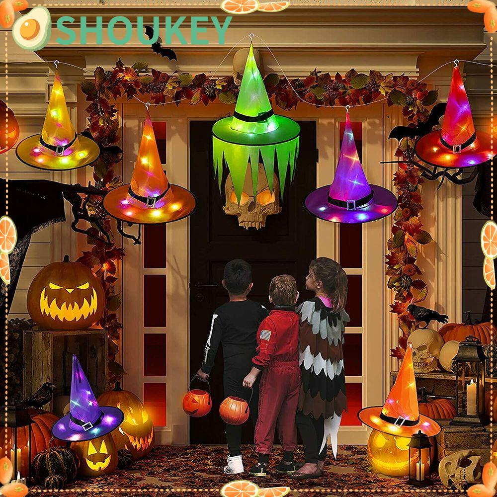 Mũ Lưỡi Trai Có Đèn Phát Sáng Trang Trí Halloween