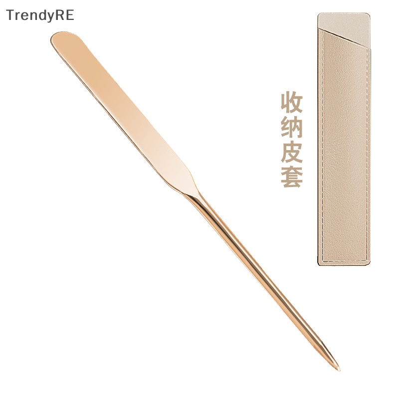 Que Trộn Phấn Mắt / Kem Nền Bằng Thép Không Gỉ Hợp Thời Trang