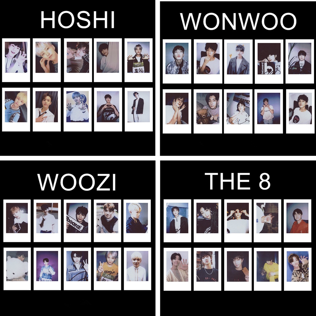 Set 10 Tấm Ảnh Lomo Card Nhóm Nhạc SEVENTEEN
