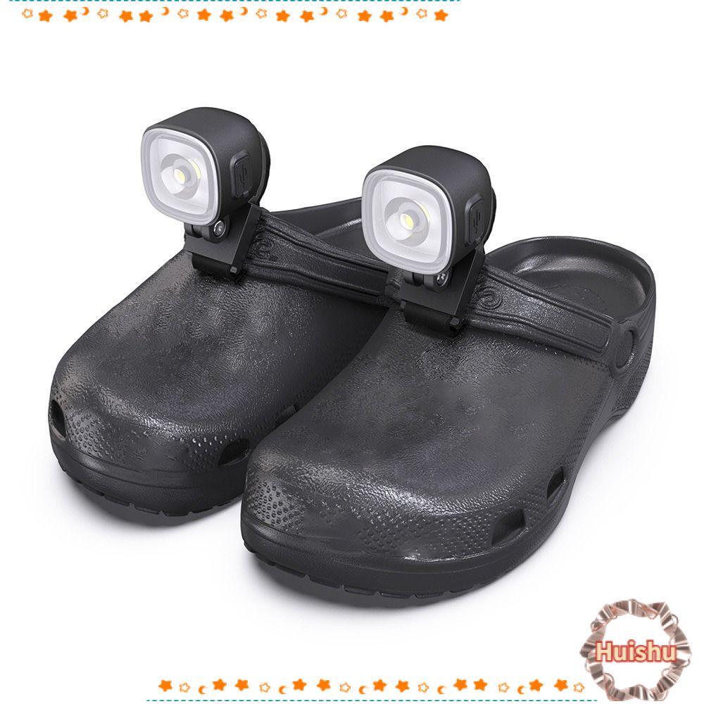 2 Đèn Pha Trang Trí Hình Giày Chạy Bộ Croc Vui Nhộn