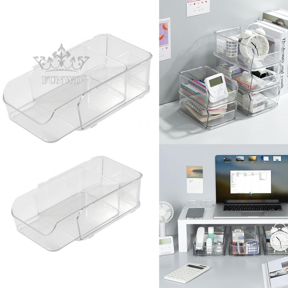 Hộp Đựng Mỹ Phẩm Để Bàn Có Ngăn Kéo Tiện Dụng