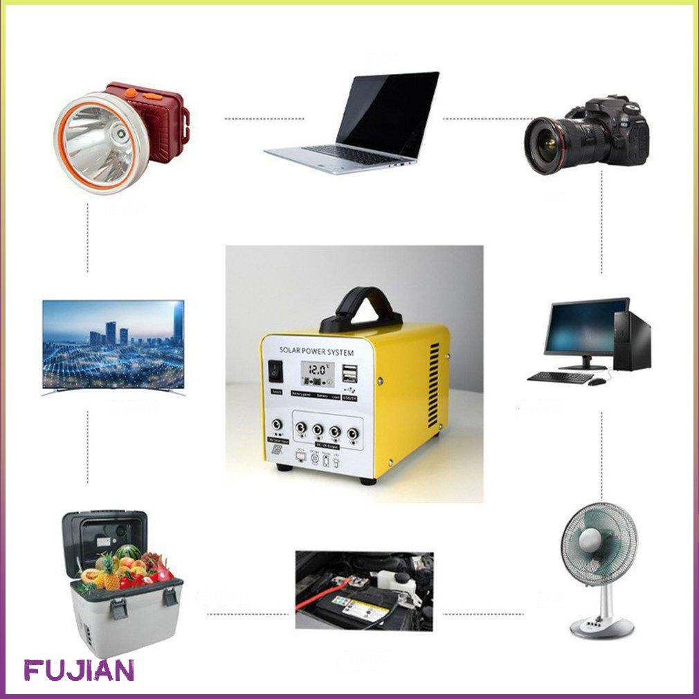 Solar Power System Household Emergency Mobile Energy Storage Supply Portable Components
