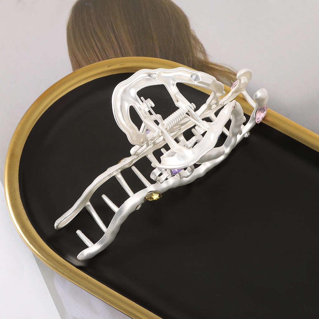 Haimeikang Kẹp Tóc Nữ Hình Ngôi Sao Đính Đá Nhiều Màu Sắc Bằng Hợp Kim