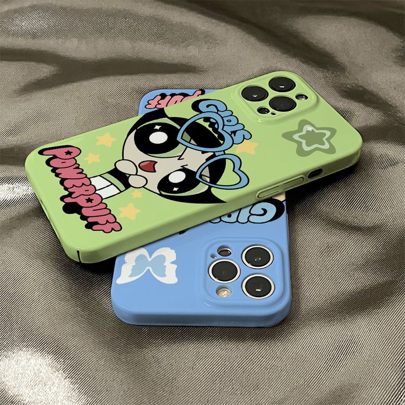 Ốp Điện Thoại Cứng Họa Tiết Powerpuff Girls Cho Iphone 14 1314pro 11 14Promax NF7V