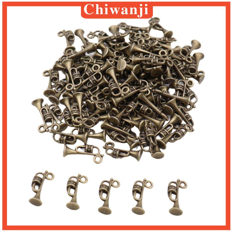 [Chiwanji] 100 Mặt Vòng cổ / Bông Tai / Vòng cổ Hình Kèn Trumpet