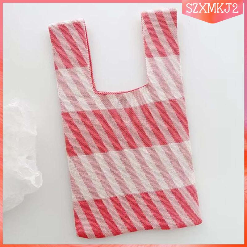 [szxmkj2] Túi Tote Kẻ Sọc Trọng Lượng Nhẹ 20cmx35cm Dành Cho Nữ Đi Nghỉ Mát Mùa Hè