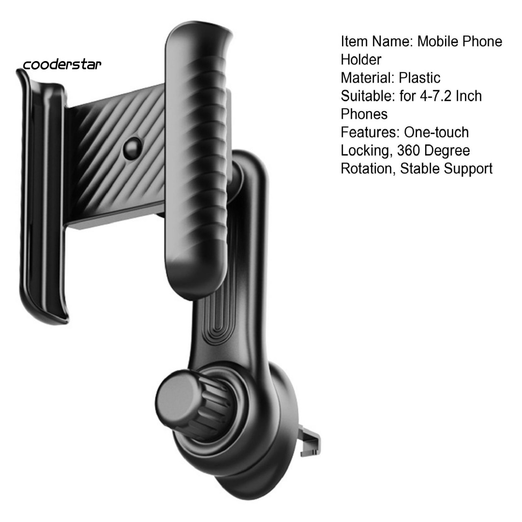 Giá Đỡ Điện Thoại Linh Hoạt Xoay 360 Độ Gắn Điều Hòa Xe Hơi