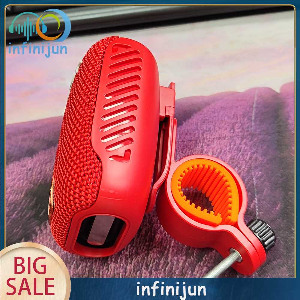 Loa Bluetooth Kiêm Đài FM Cổng Sạc USB Gắn Tay Cầm Tiện Lợi