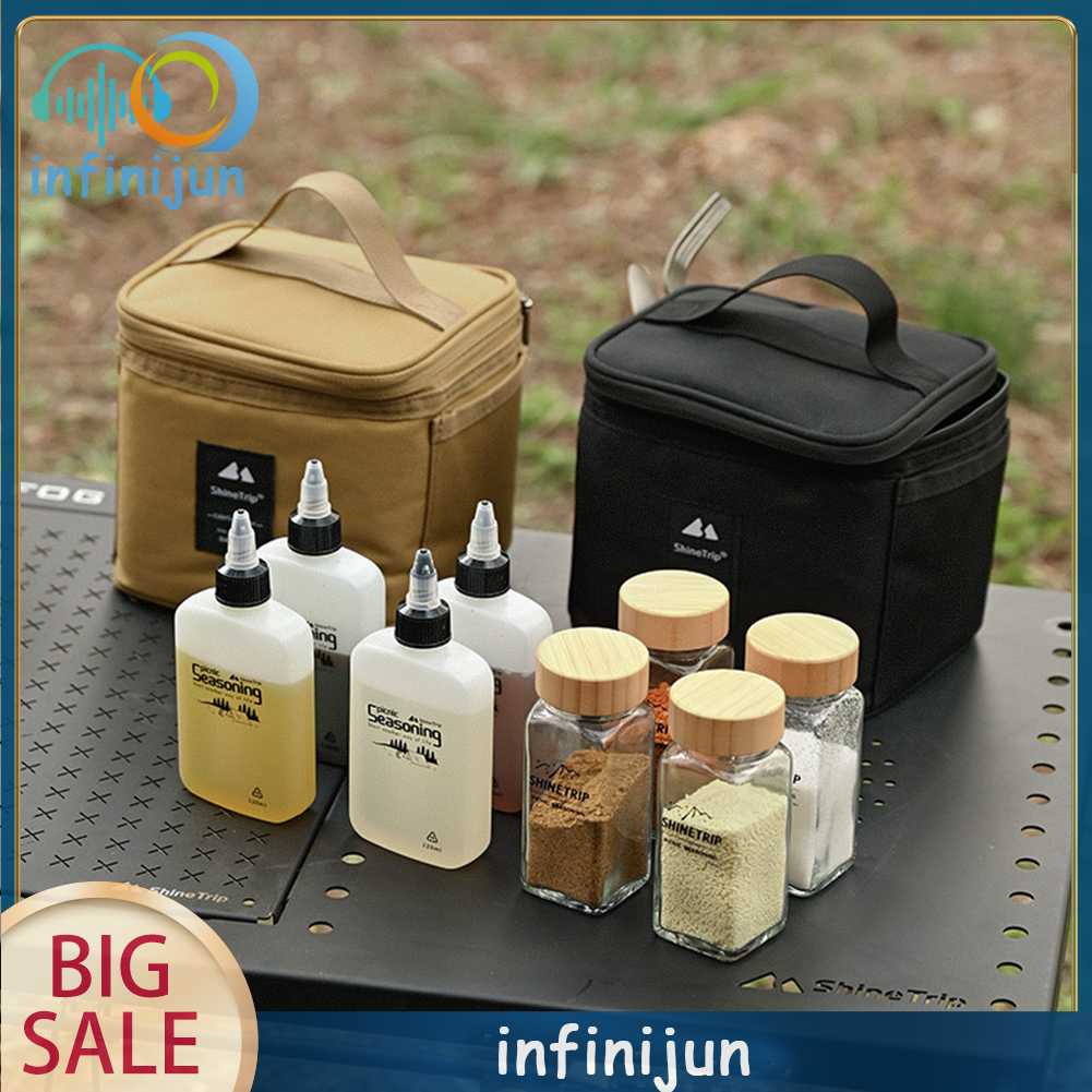 Bộ Hộp Đựng Gia Vị Tiện Lợi Khi Đi Dã Ngoại