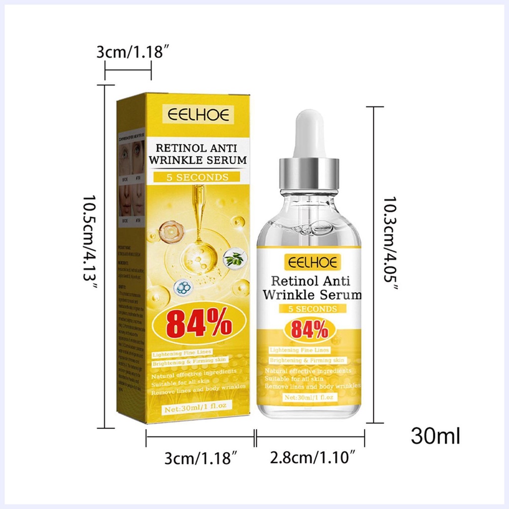 EELHOE Retinol Anti-Wrinkle Essence Làm căng da mặt, mờ nếp nhăn rãnh mũi má, dưỡng da chống lão hóa