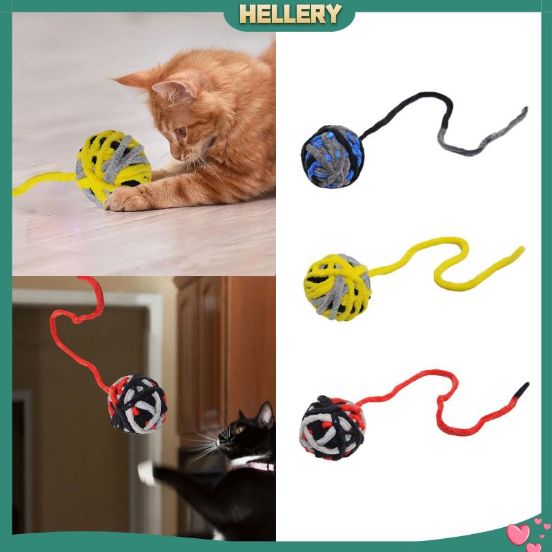 Quả Bóng Pompom Mềm Phát Ra Tiếng Kêu Vui Nhộn Dành Cho Mèo Cưng