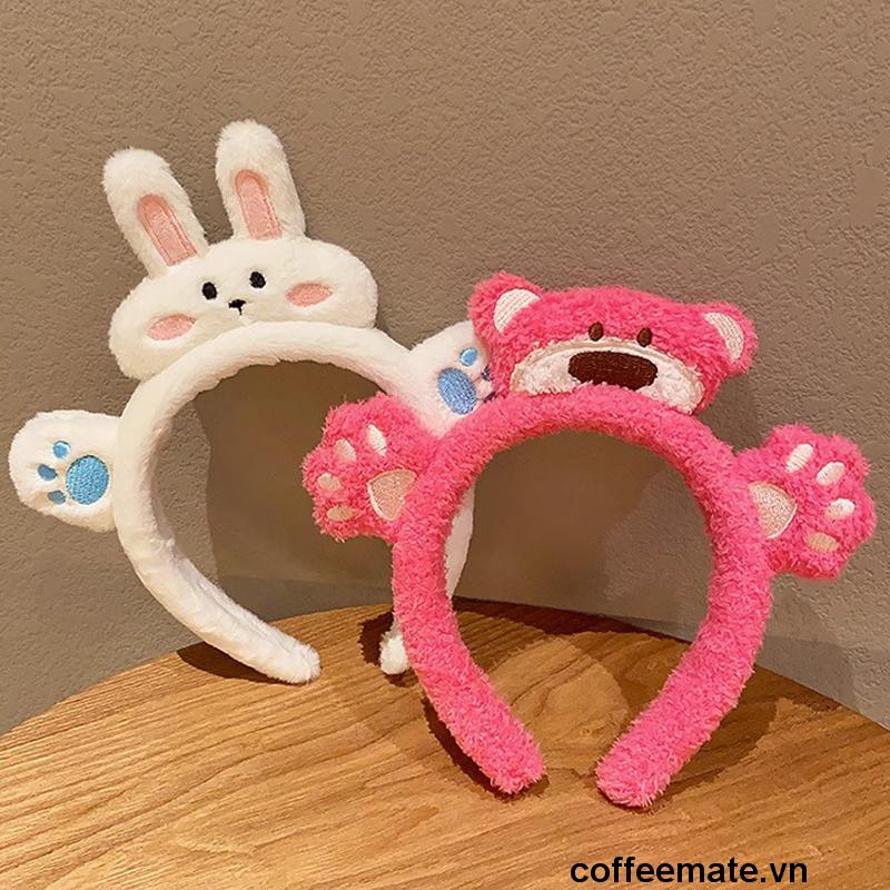 ⚡Băng Đô Cài Tóc Hình Thú Hoạt Hình Bằng Nhung Lông Thời Trang