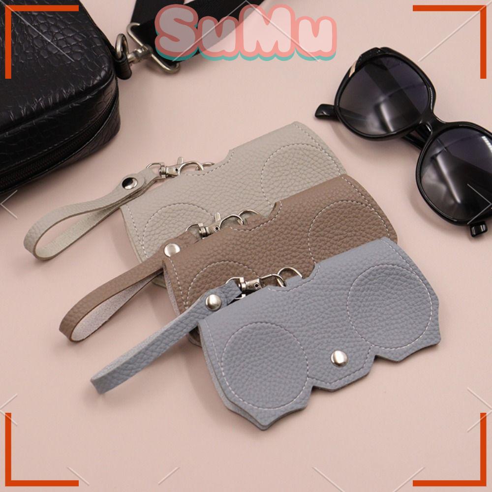 SUMU Túi Da PU Đựng Mắt Kính Chống Áp Lực Tiện Dụng